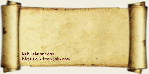 Jana Miloradović vizit kartica